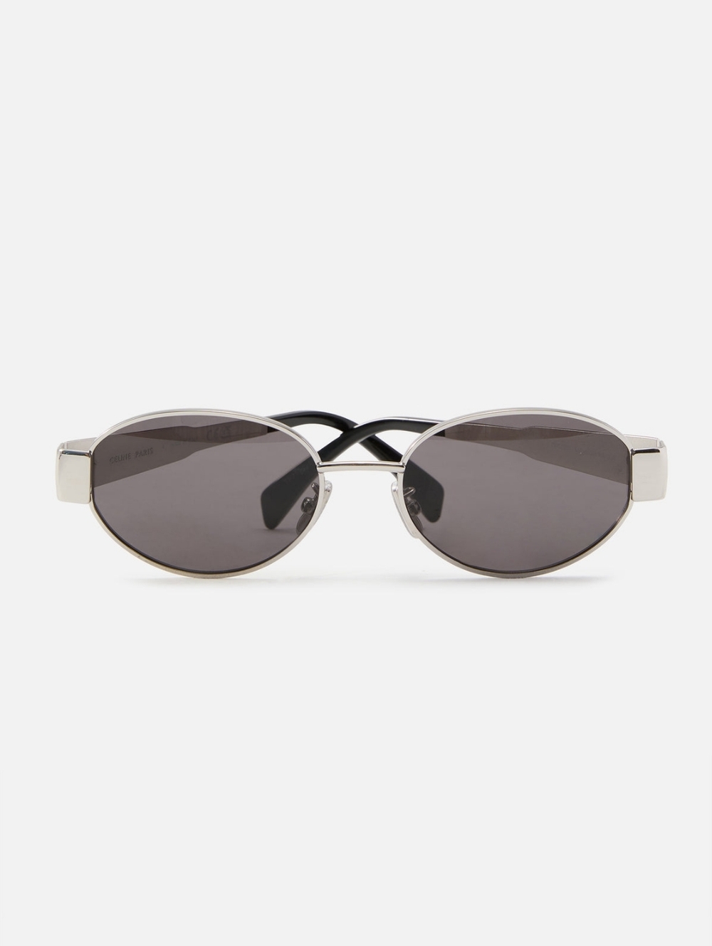 Brand NEW!! Celine CL40235U 16A Triomphe Metal Sunglasses Silver Frame Grey Lens - Picture 7 of 16